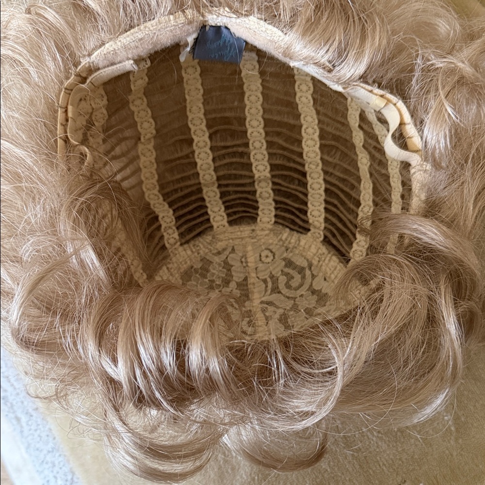 Blonde Curly Women's Wig - Picture 3 of 4